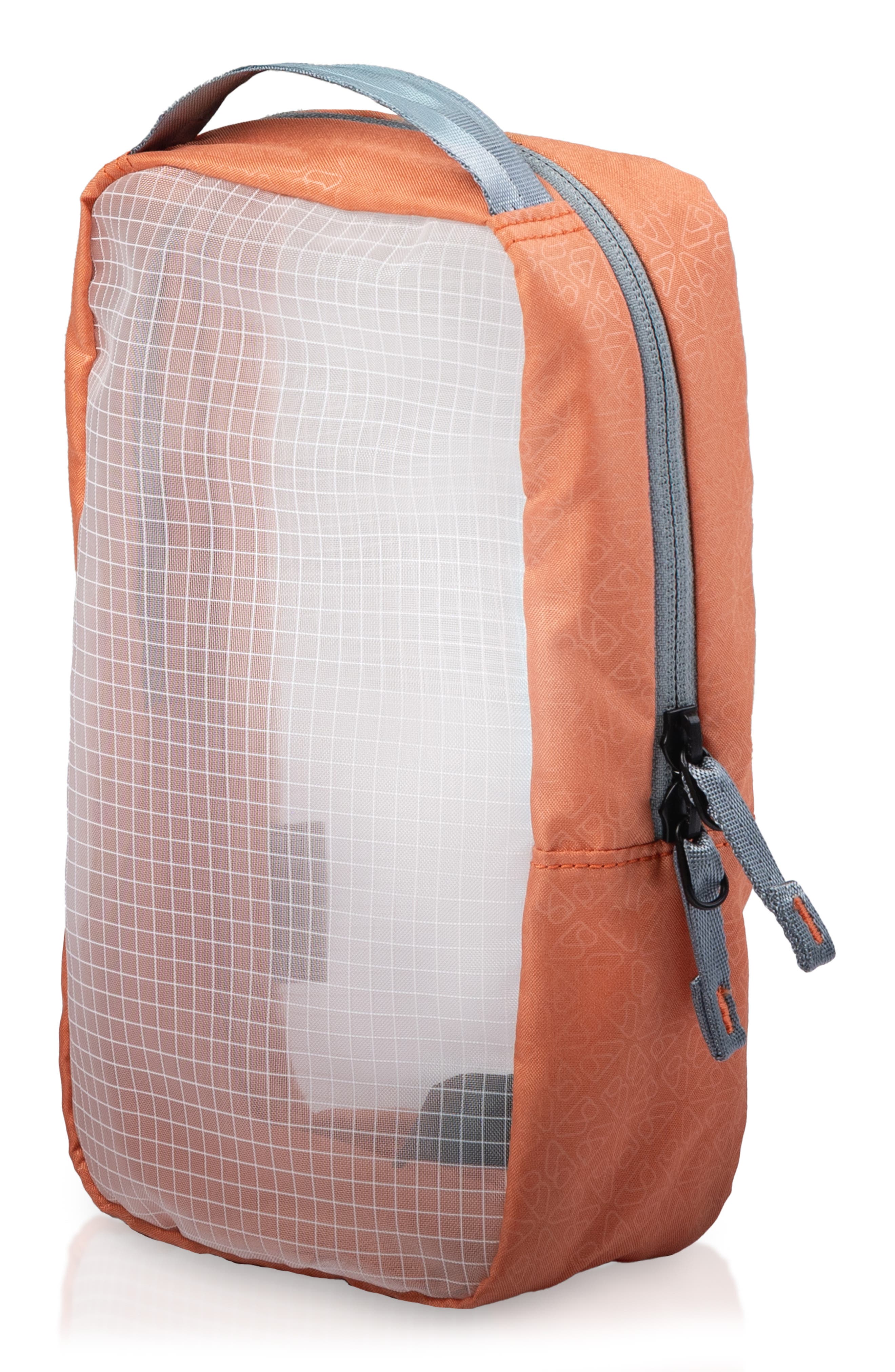 WAYB Two-Piece Custom Size Organization Pods, Alternate, color, Grey/Orange Multi