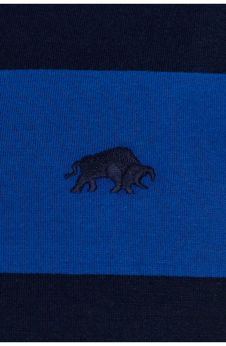 Raging Bull Jersey Contrast Panel Polo, Alternate, color, Navy