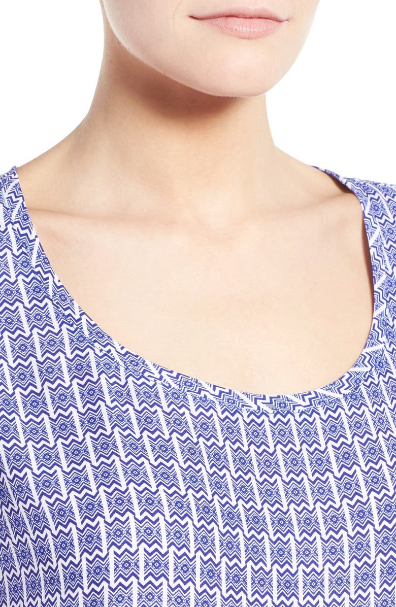 Pleione Scoop Neck Short Sleeve Blouse, Alternate, color,