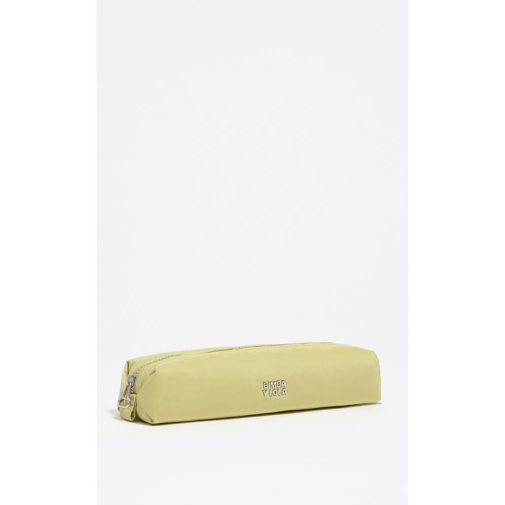 Bimba Y Lola Nylon Make-up Case In Yellow