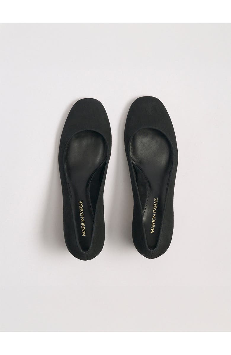 MARION PARKE Block Heel Pump 60 Suede, Alternate, color, Black