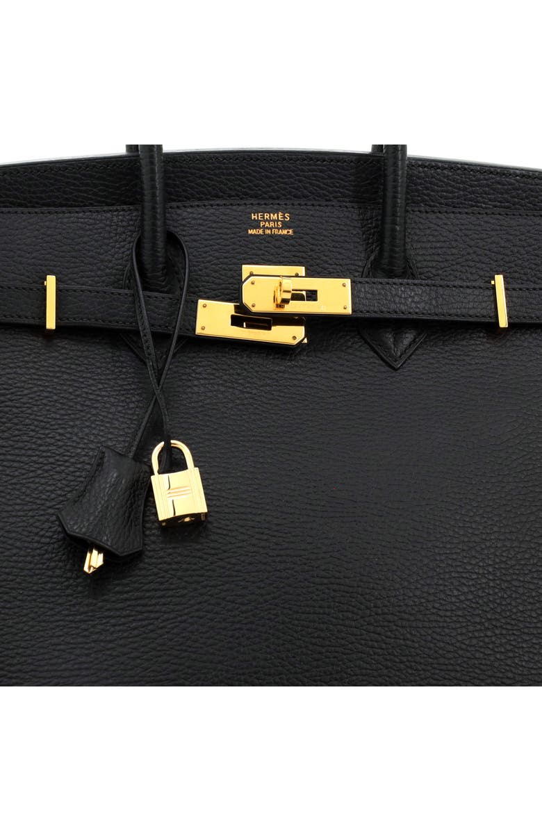 Pre-Owned Hermes Birkin Handbag Black Ardennes with Gold Hardware 35, Alternate, color, Noir