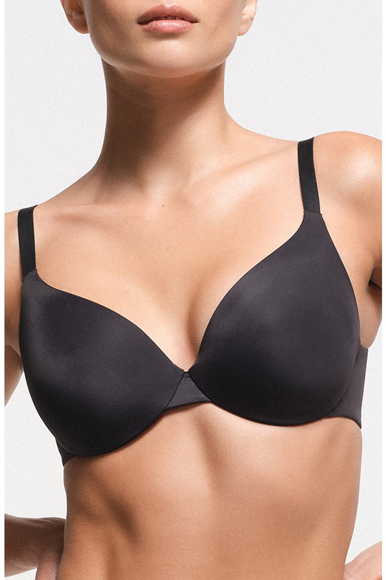 Full Coverage Lightly Lined Bra, Main, color, ONYX