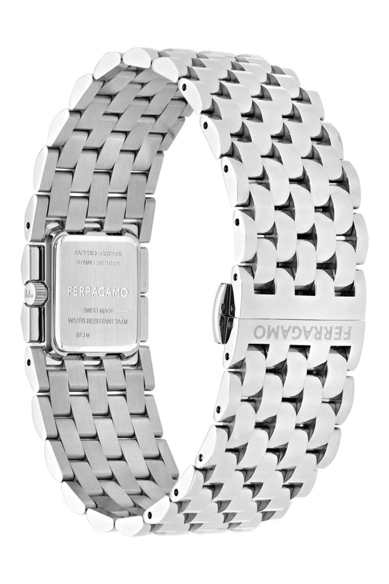 Entrelacé Bracelet Watch, 18.5mm x 21.5mm, Alternate, color, STAINLESS STEEL