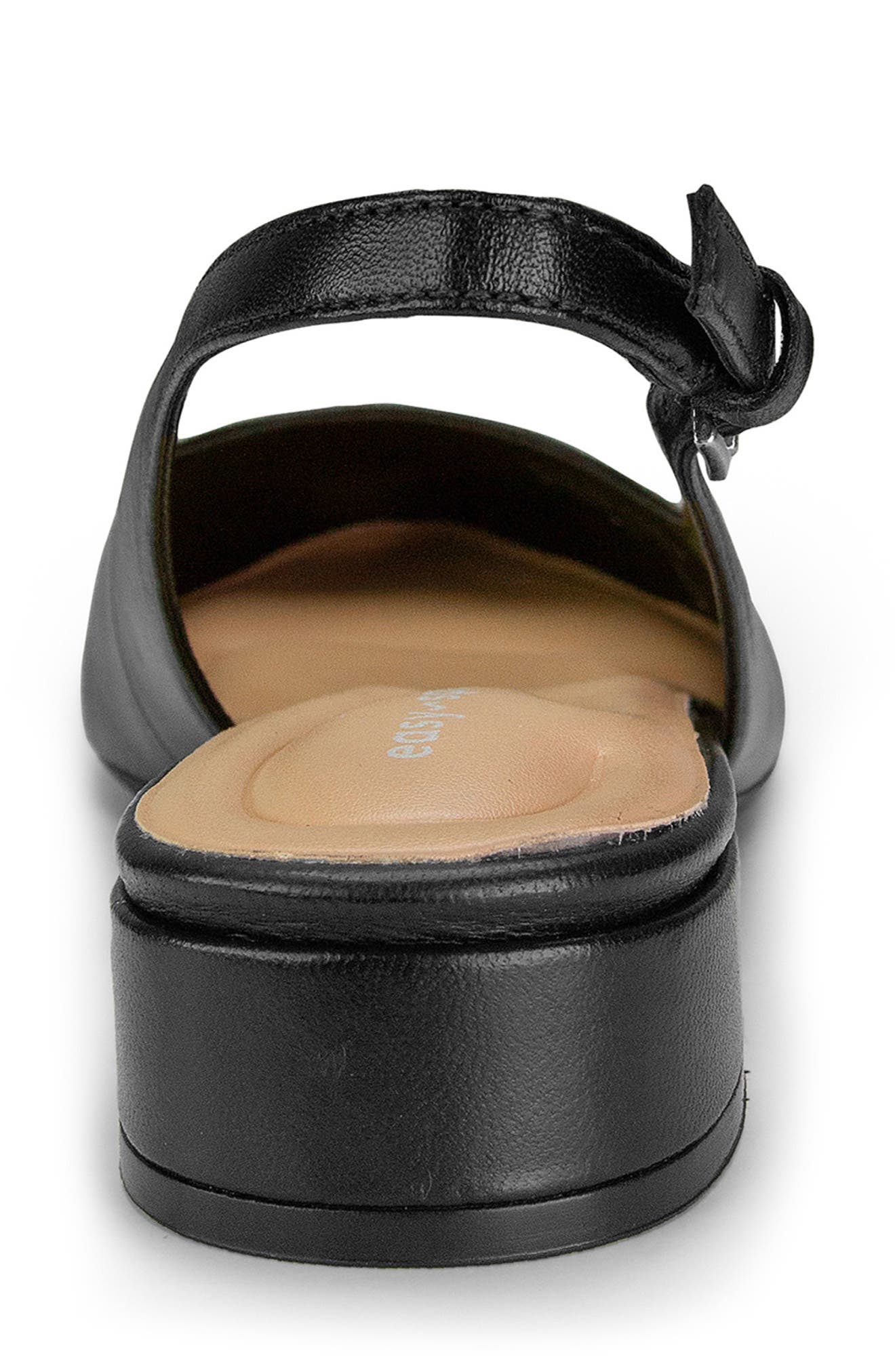 Easy Spirit Cassius Slingback Flat, Alternate, color, Black 001