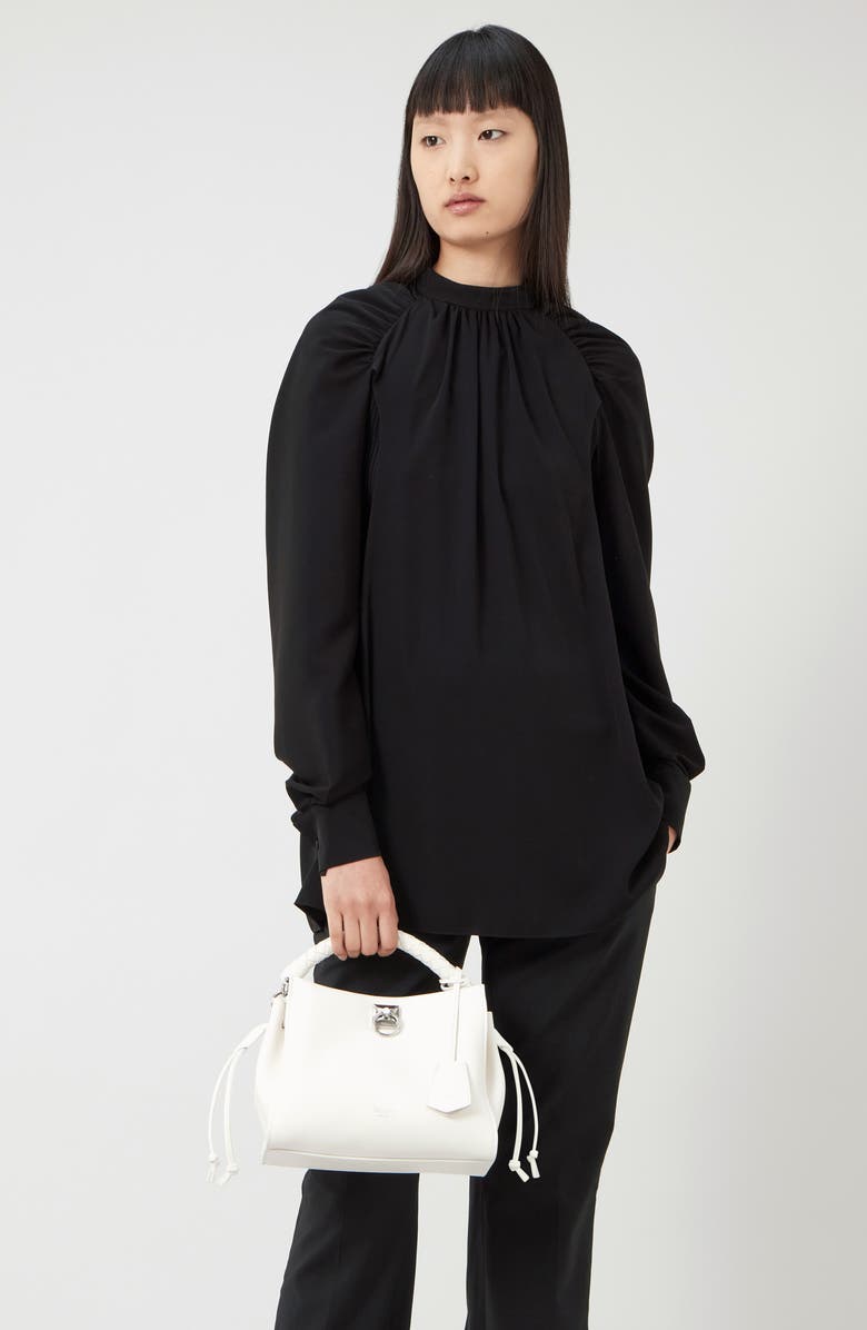 Mulberry Small Iris Heavy Grain Leather Hobo, Alternate, color,