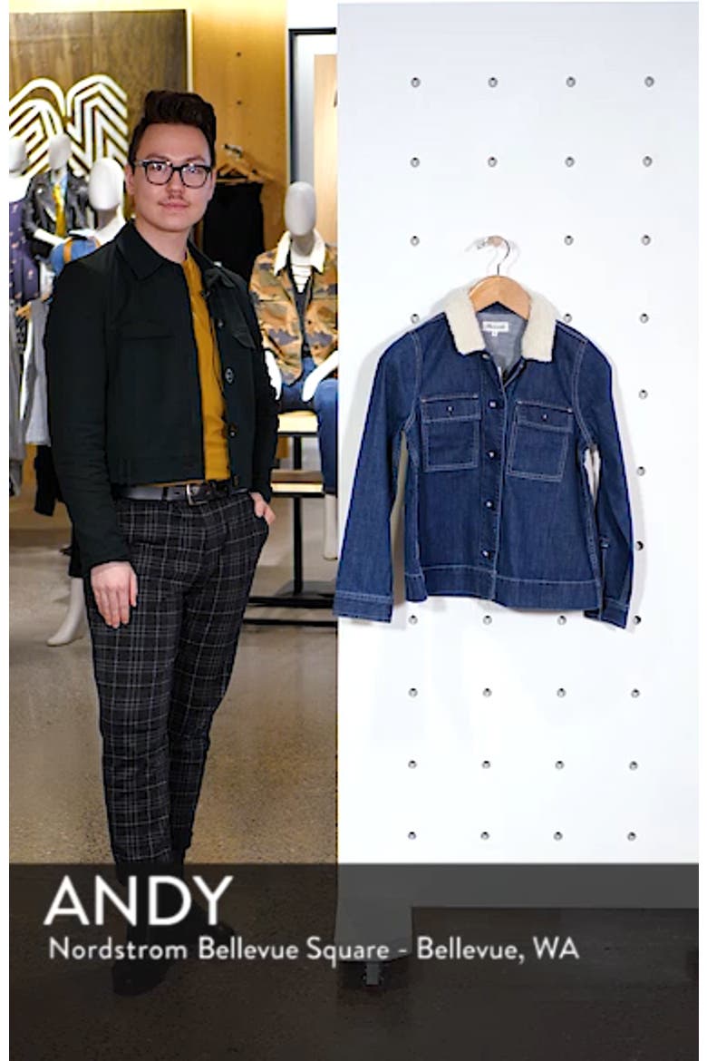 Denim Northward Crop Army Jacket video