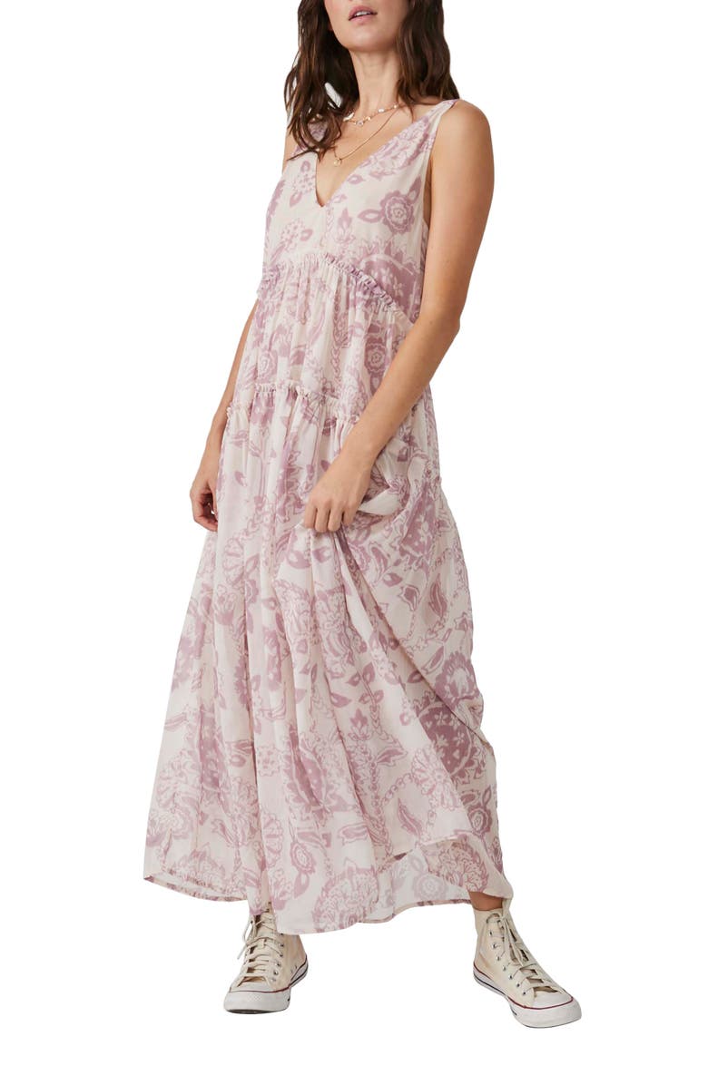 Free People Julianna Floral Print Maxi Dress, Main, color,