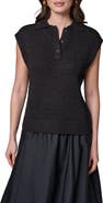 Donna Karan New York Sleeveless Polo Sweater