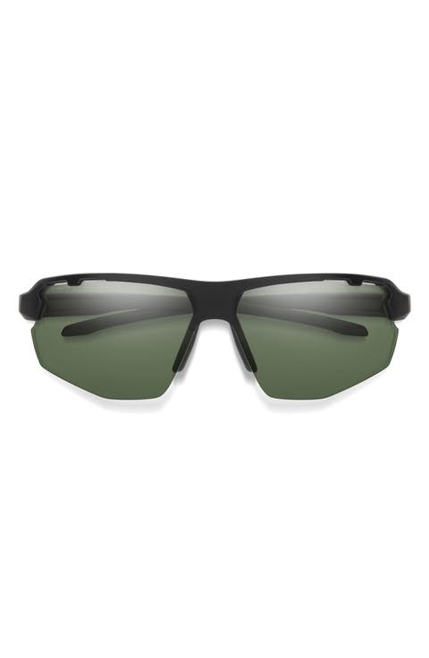 Resolve 70mm ChromaPop™ Oversize Shield Sunglasses