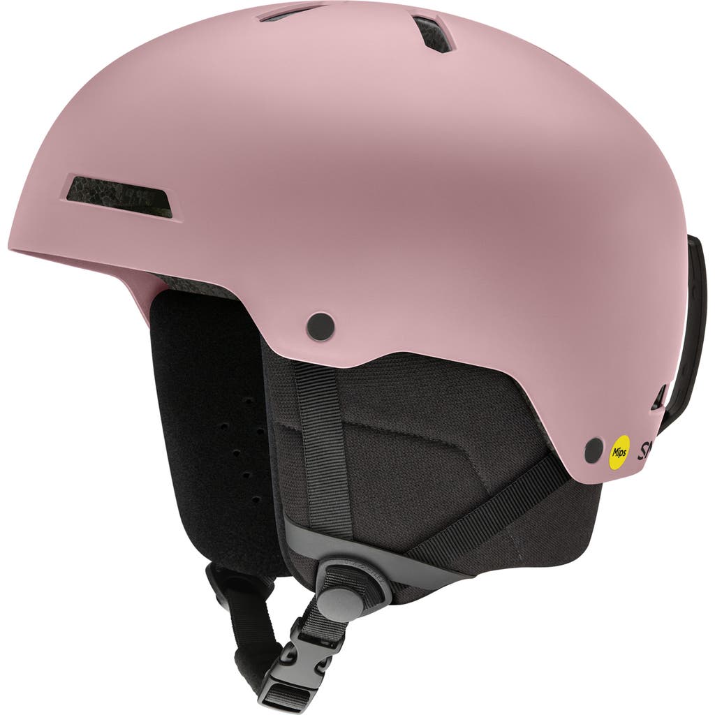 Smith Rodeo Snow Helmet With Mips Round Contour Fit In Matte Dusk