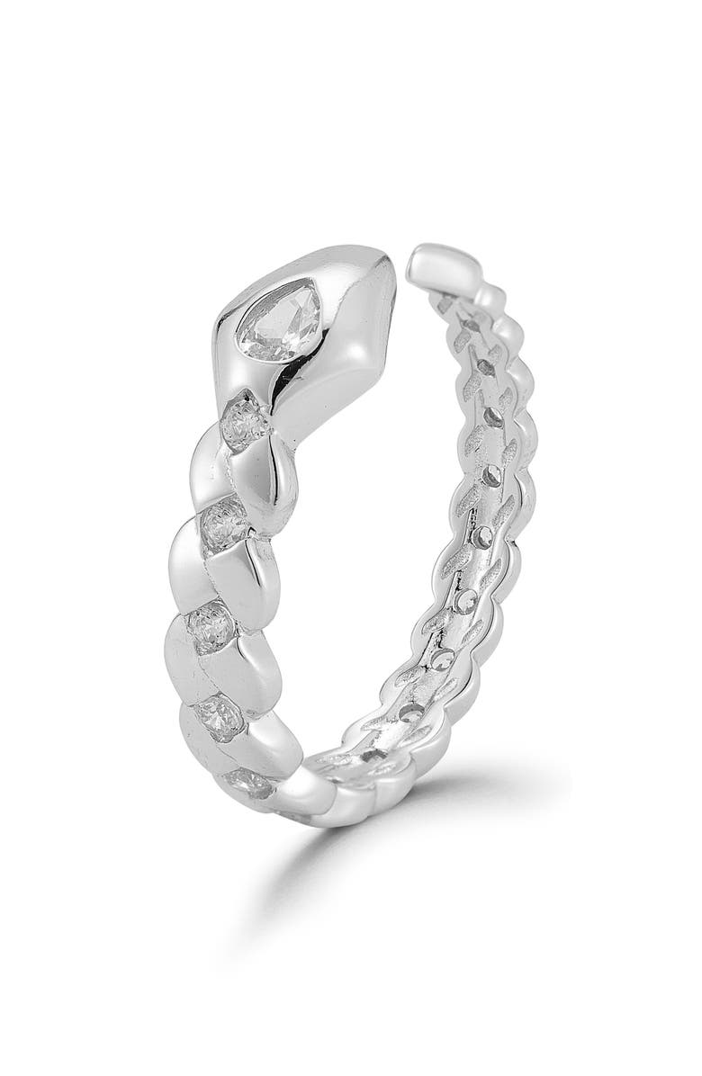 CHLOE AND MADISON CZ Snake Ring, Alternate, color, 