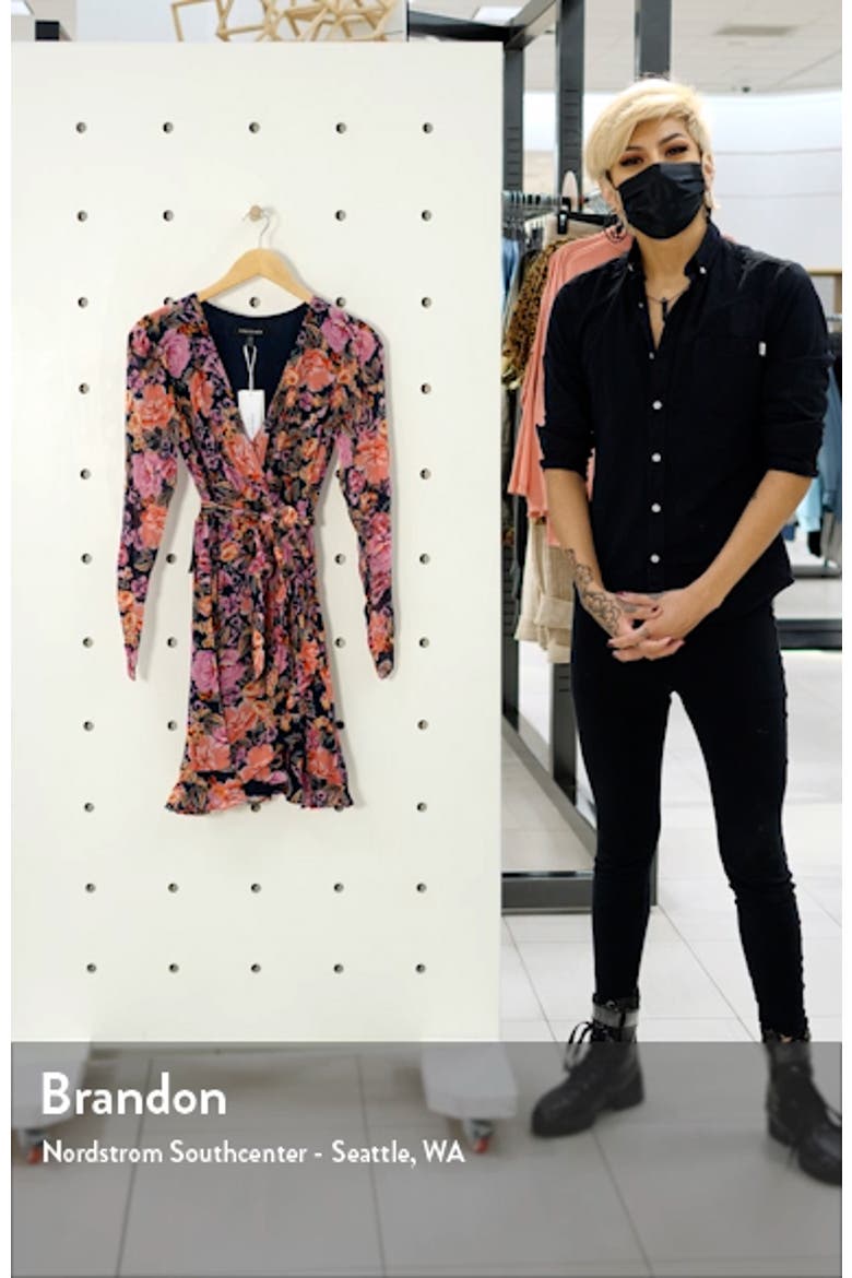 Larissa Long Sleeve Ruched Wrap Dress video