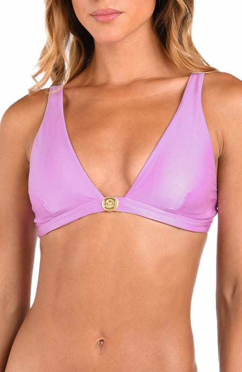 L Agence Lexie Bikini Top In Light Violet