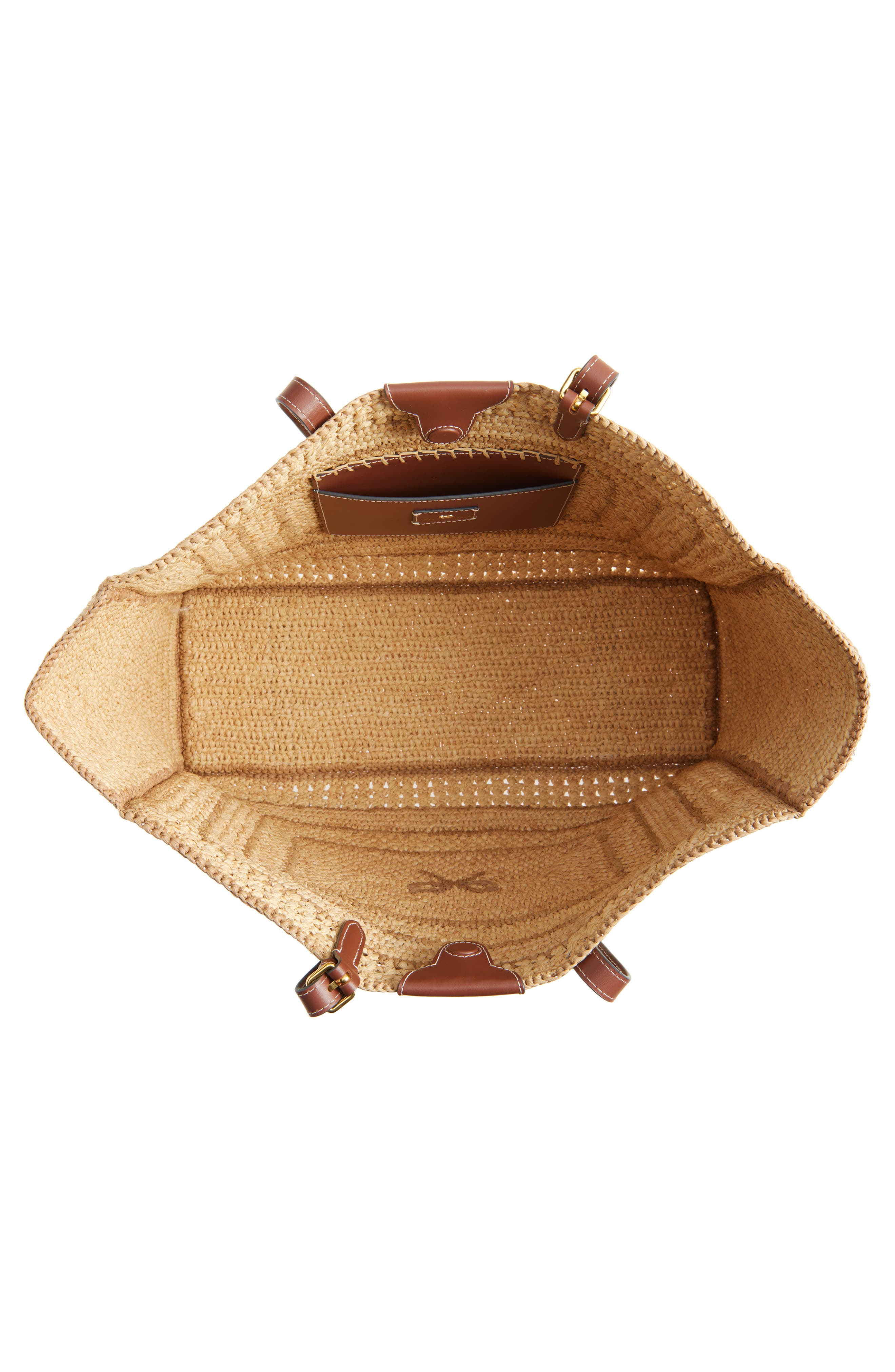 Anya Hindmarch Raffia Bow East/West Tote, Alternate, color, 