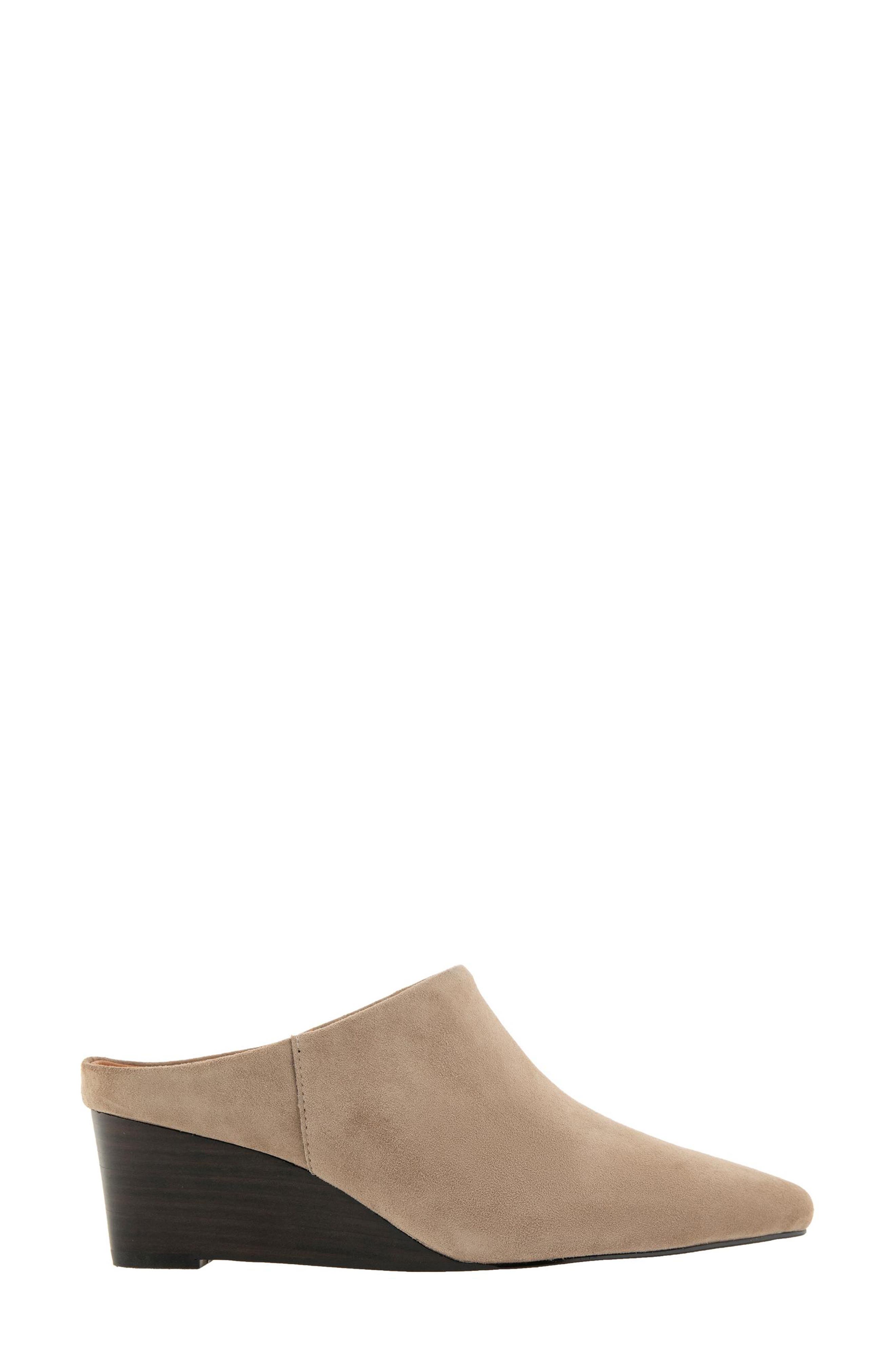Wyatt Wedge Mule, Alternate, color, DESERT TAUPE SUEDE