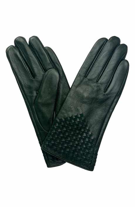 MARCUS ADLER Woven Leather Gloves