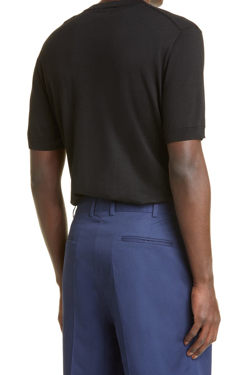 Agnona Silk & Cotton T-Shirt, Alternate, color, 