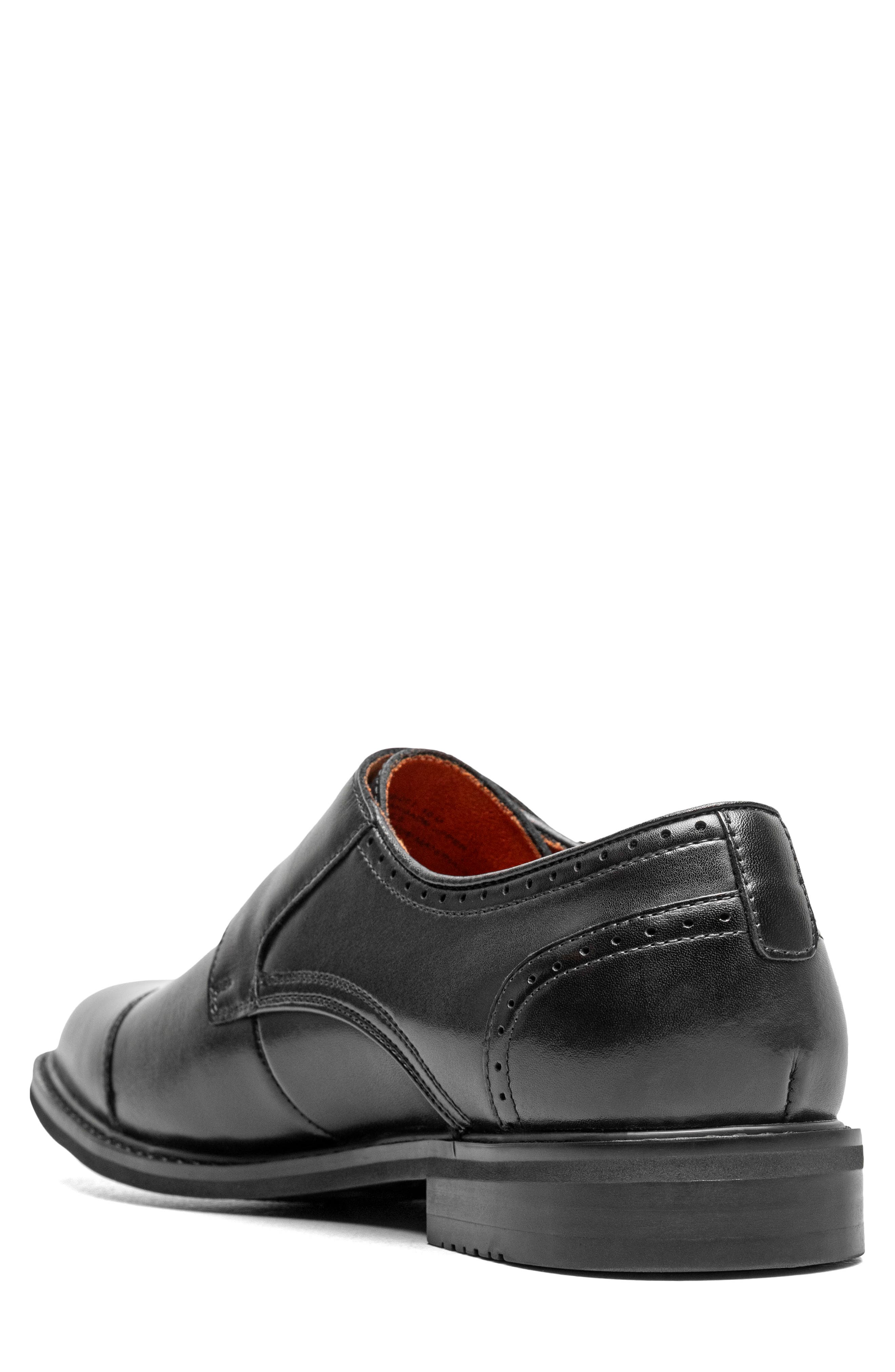 Stacy Adams Boswell Double Monk Strap Shoe, Alternate, color, Black