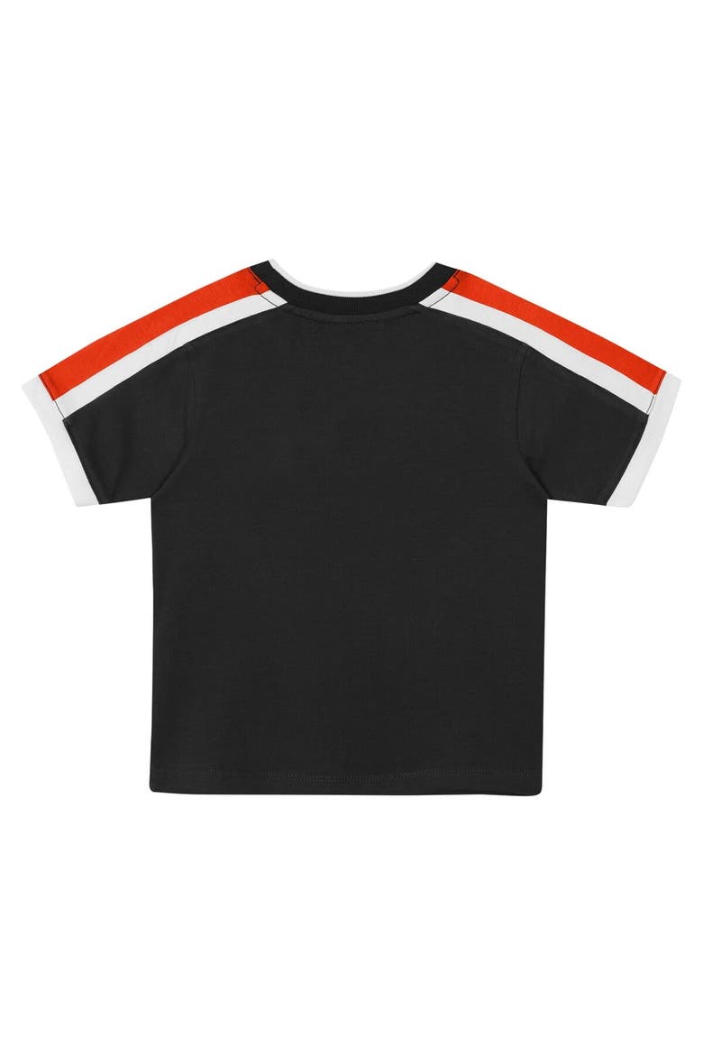 Toddler Outerstuff Black Baltimore Orioles Ground Ball T-Shirt & Shorts Set, Alternate, color, Black