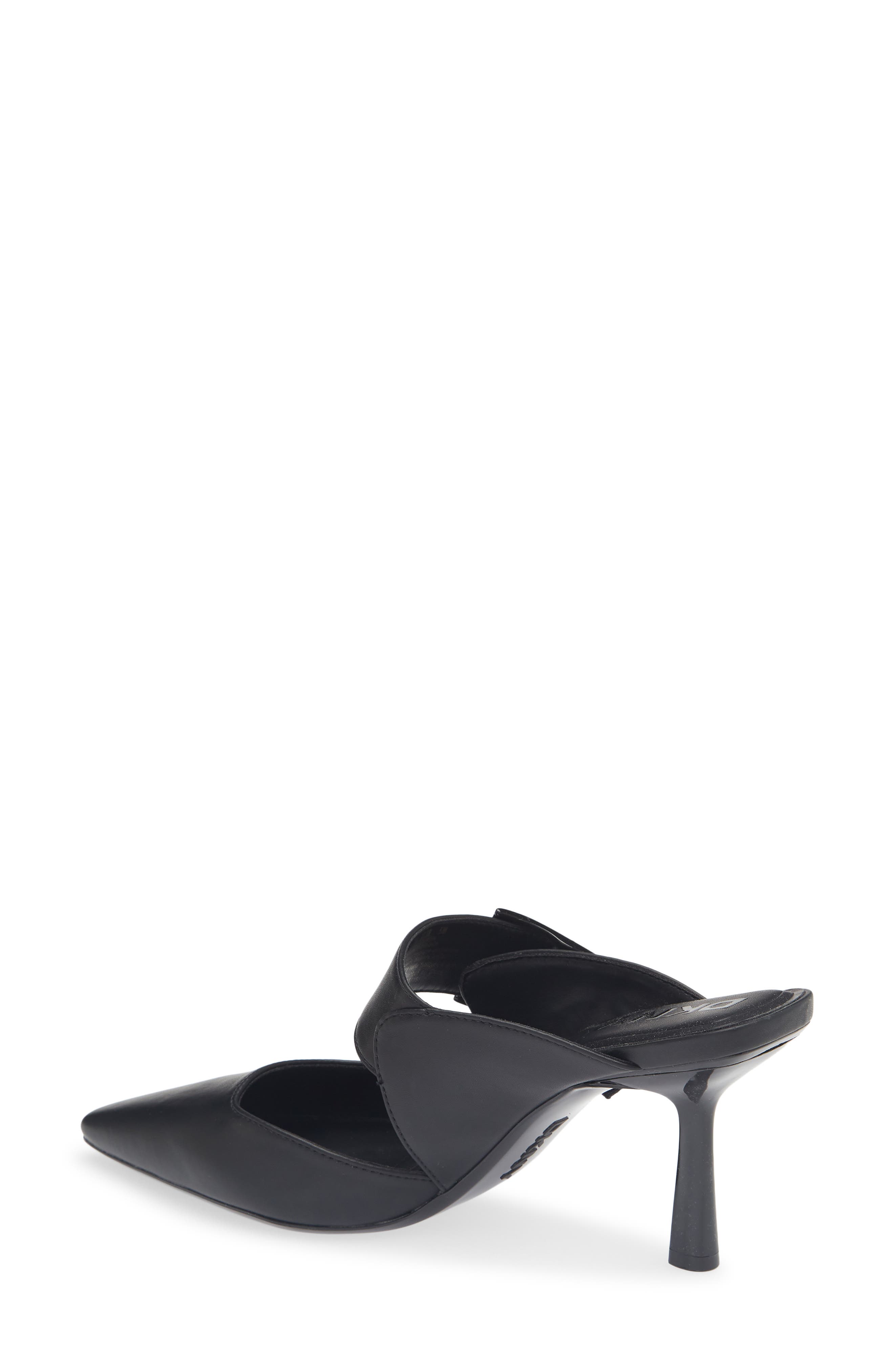 Nardin Pointed Toe Pump, Alternate, color, BLACK