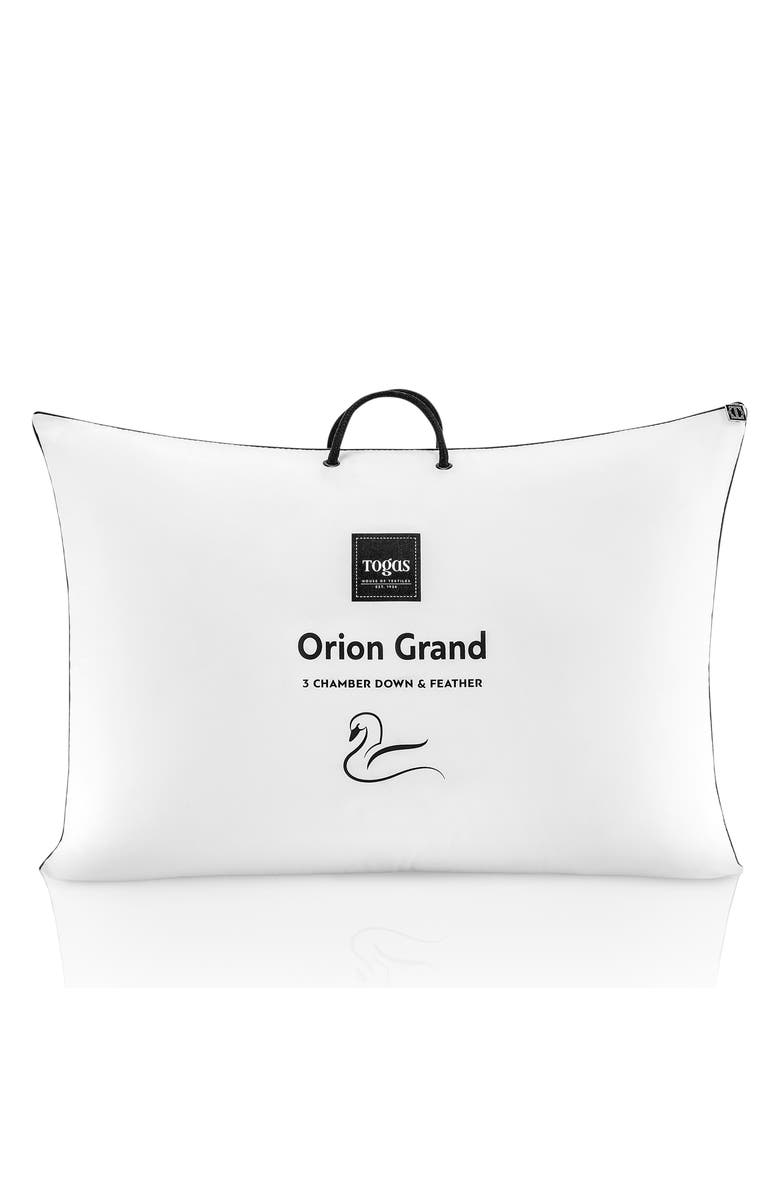 Togas Orion Grand pillow, Alternate, color, White