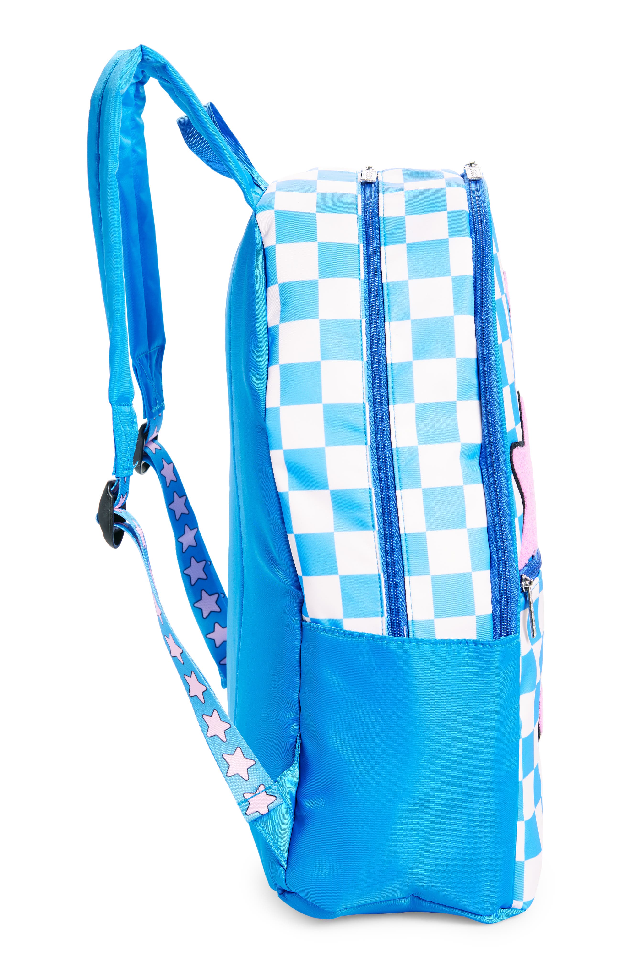 Iscream Kids' Star Checkered Backpack, Alternate, color, 