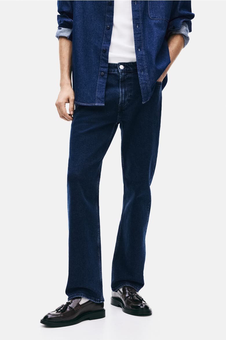 Regular Jeans, Alternate, color, Dark denim blue
