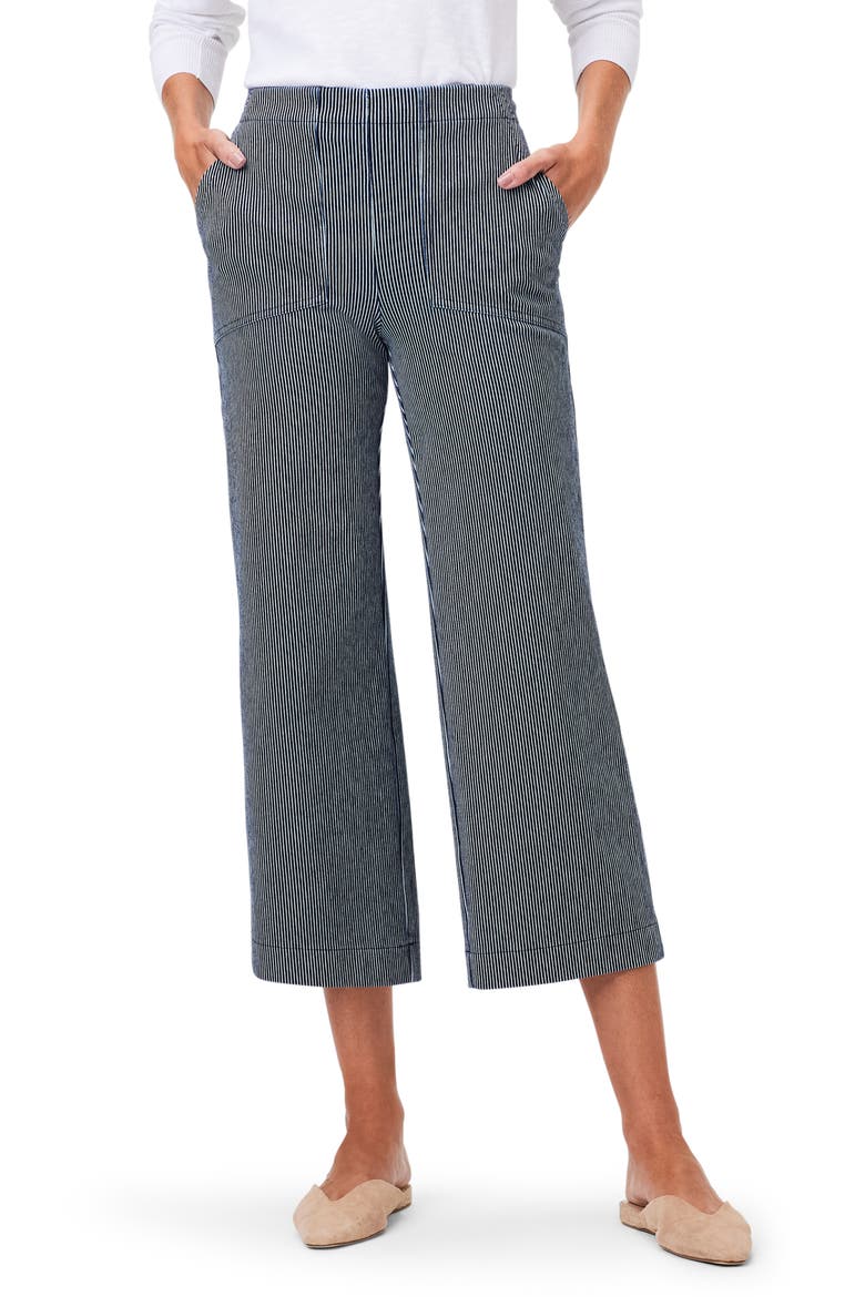 All Day Stripe Wide Leg Jeans, Main, color, INDIGO MULTI