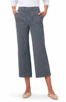 All Day Stripe Wide Leg Jeans