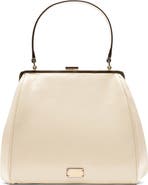 Frances Valentine Katherine Frame Leather Handbag