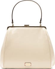 Frances Valentine Katherine Frame Leather Handbag