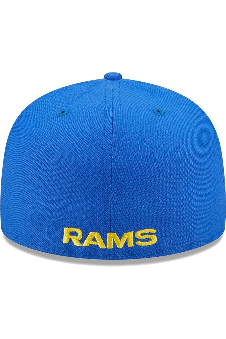Men's New Era Royal Los Angeles Rams  Flawless 59FIFTY Fitted Hat, Alternate, color, Royal