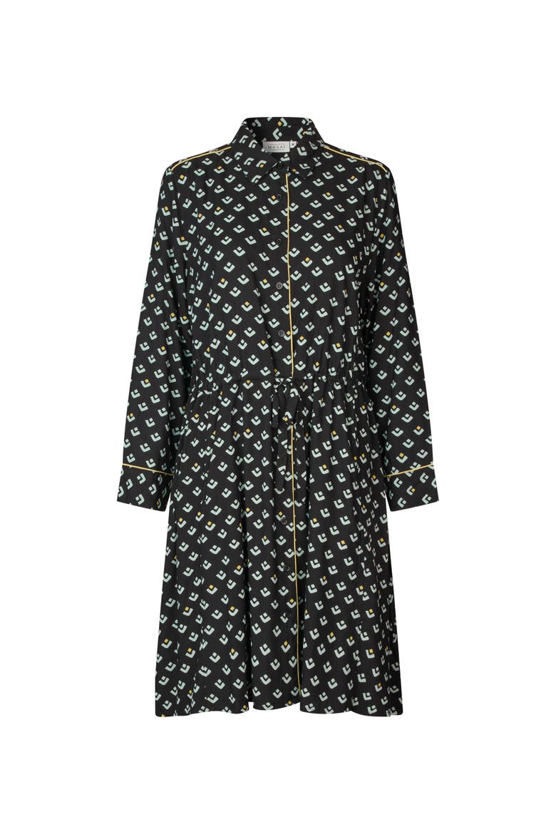 Nysindra Printed Knee Length Dress, Alternate, color, Ether