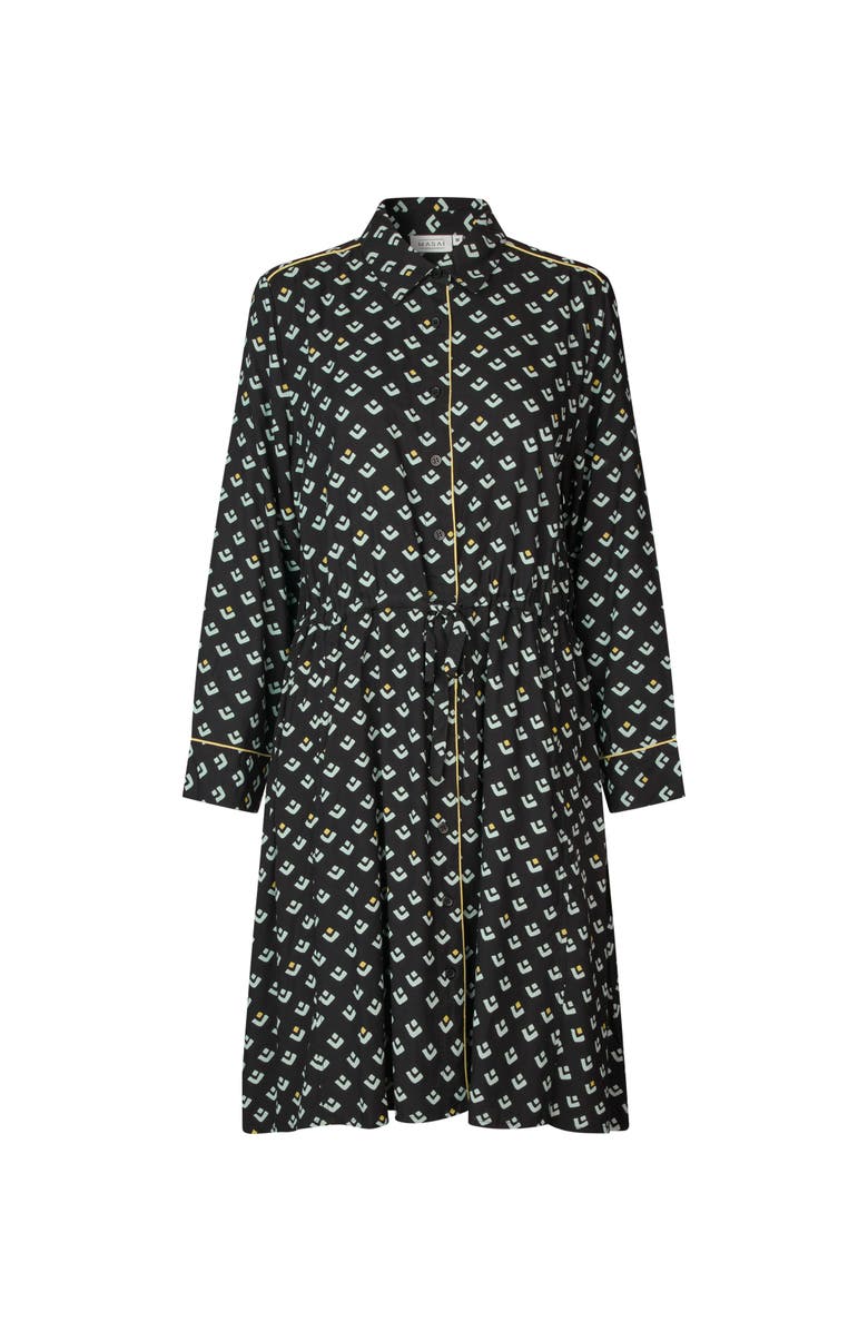 Masai Copenhagen Nysindra Printed Knee Length Dress, Alternate, color, Ether