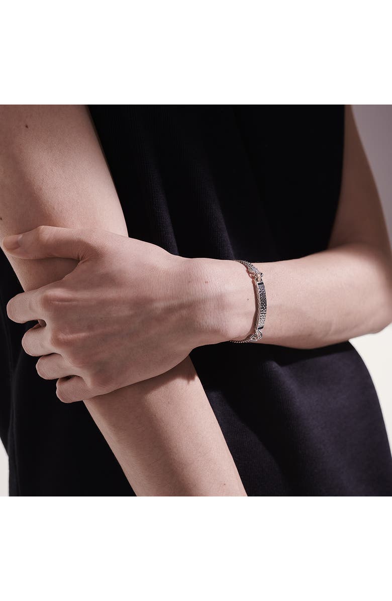 John Hardy Classic Chain Hammered ID Bracelet, Alternate, color,