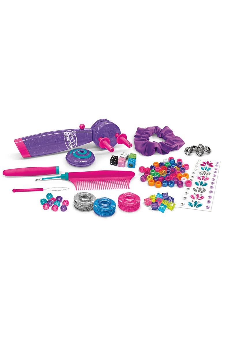 Shimmer N Sparkle Braid Bead And Twist Deluxe Hair Designer, Alternate, color, Multicolored