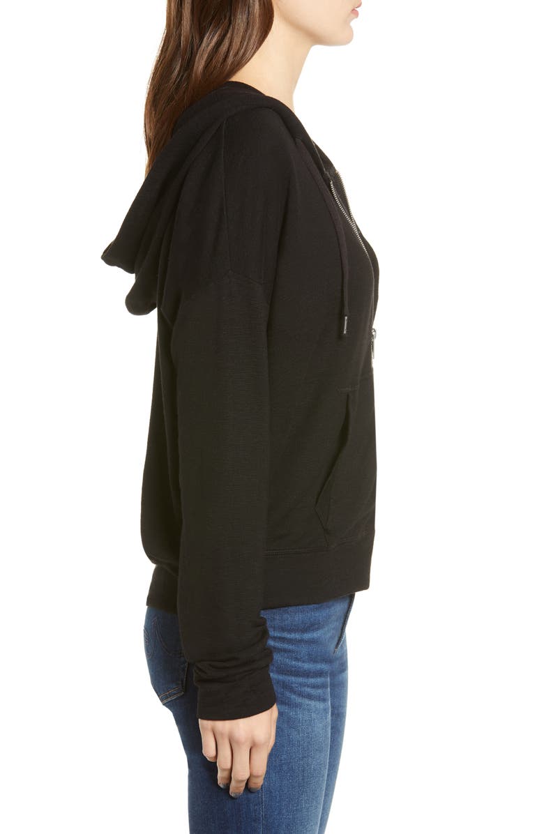 Splendid Supersoft Zip-Up Hoodie, Alternate, color,