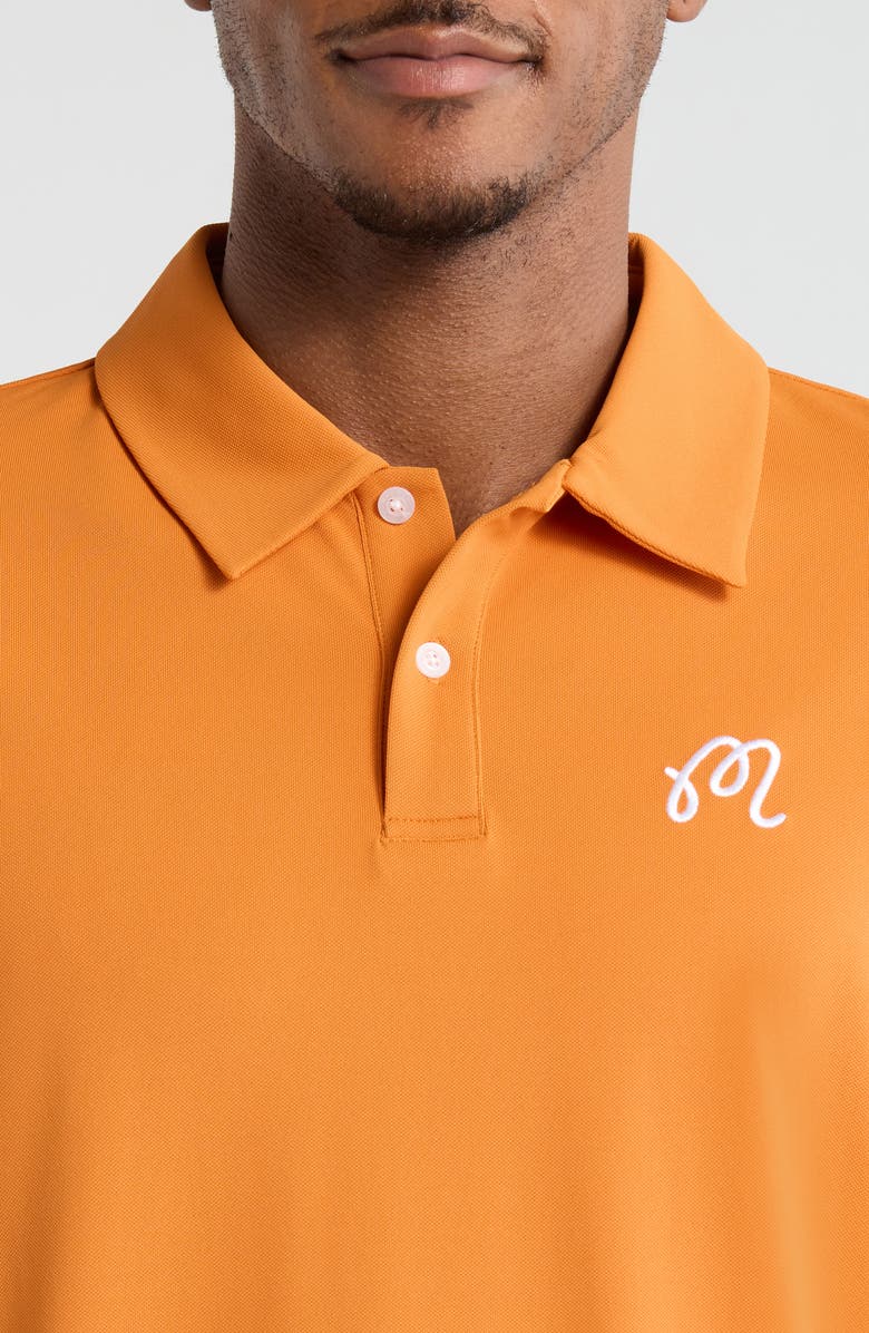 Malbon Golf Fairway Polo, Alternate, color, Marmalade