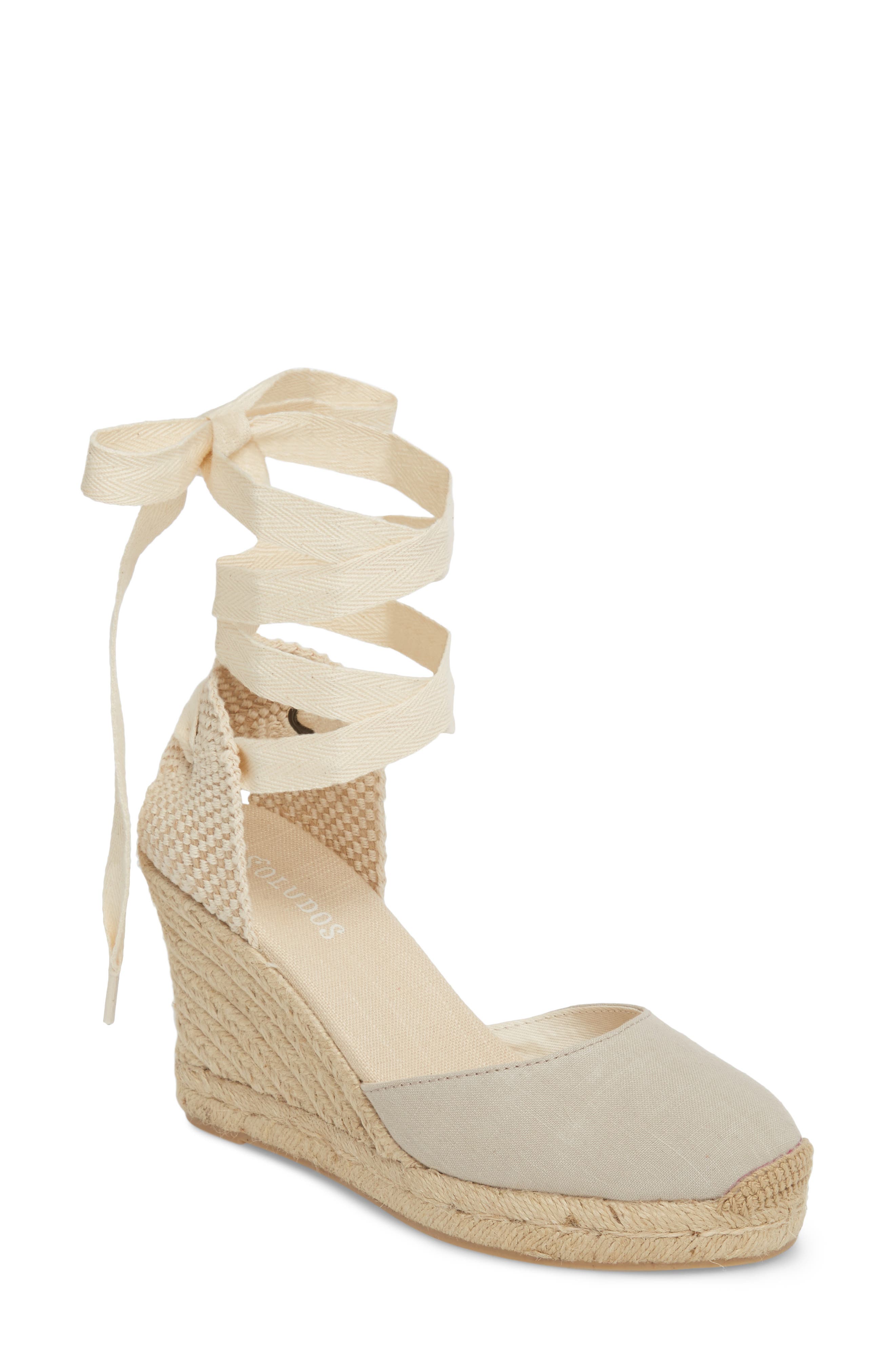 Soludos Espadrille Wedge Sandal, Main, color, 