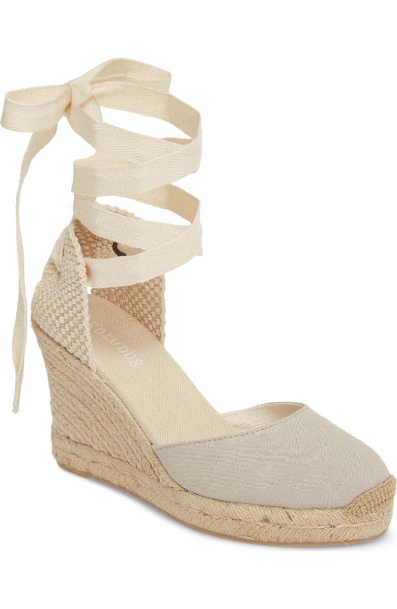 Soludos Espadrille Wedge Sandal, Main, color,