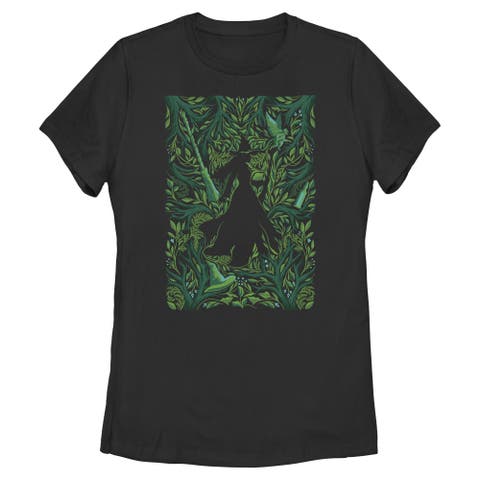 Women's Wicked For Good Elphaba Forest Green Poster  Graphic T-Shirt