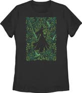 Wicked: For Good Women's Wicked For Good Elphaba Forest Green Poster  Graphic T-Shirt