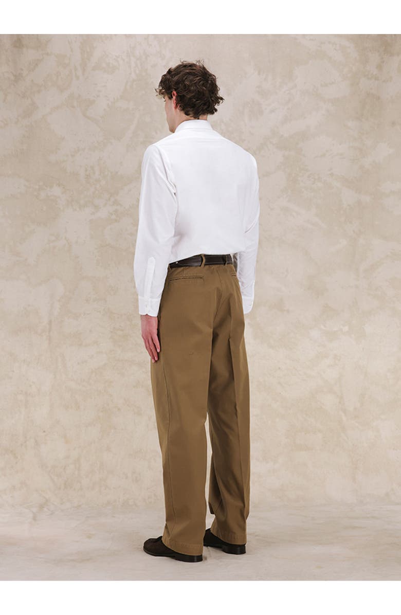 Fortela Woven Oxford Shirt, Alternate, color, Ecru