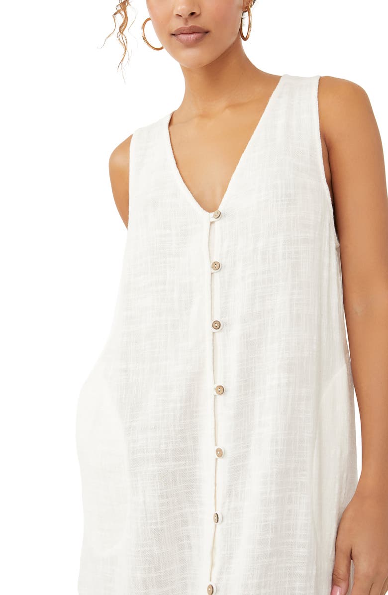 Free People Valerie Sleeveless Cotton Maxi Dress, Alternate, color,