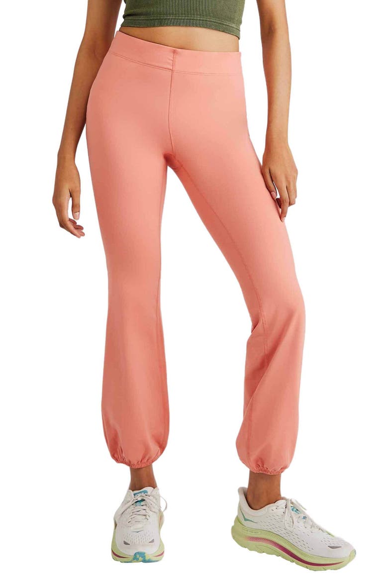 Let's Bounce High Waist Joggers, Main, color, CRUSH BLUSH