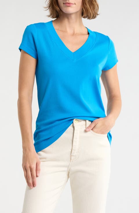 V-Neck Short Sleeve T-Shirt