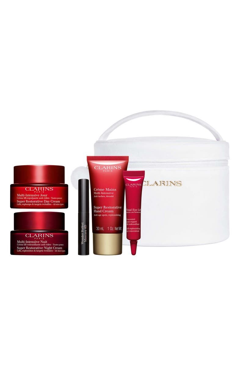 Clarins Super Restorative Luxury Set $364 Value, Main, color,