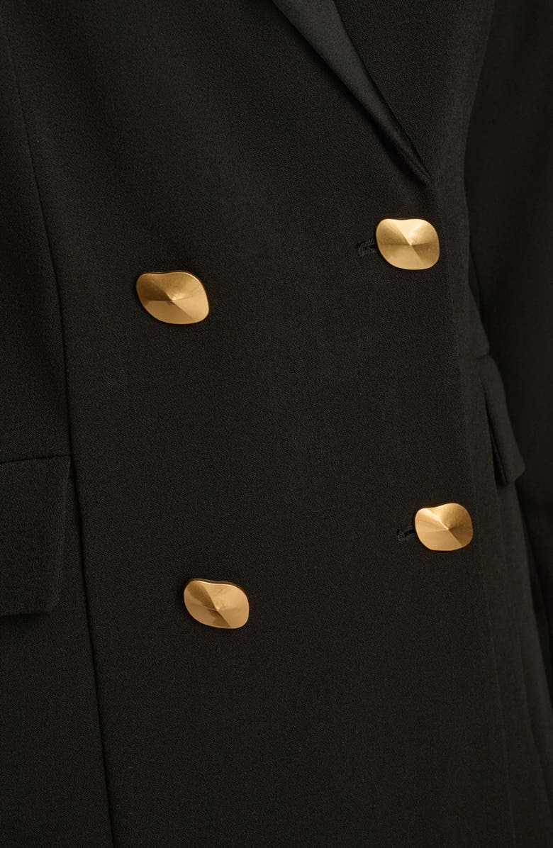 Donna Karan New York Long Sleeve Double Breasted Blazer Dress, Alternate, color, 