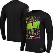 Mitchell & Ness Men's Mitchell & Ness Black LA Galaxy Papel Picado Long Sleeve T-Shirt